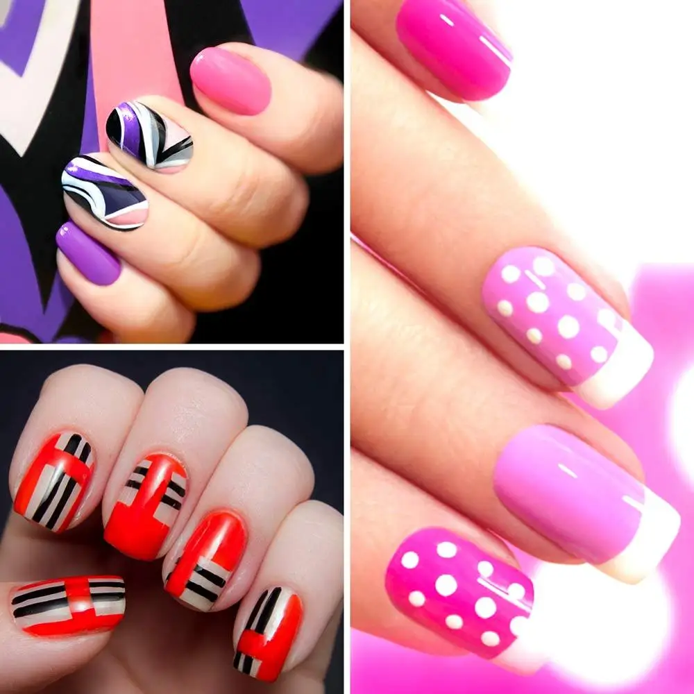 16 цветов 3D Ручка для дизайна ногтей самостоятельного рисования покраски УФ Гель