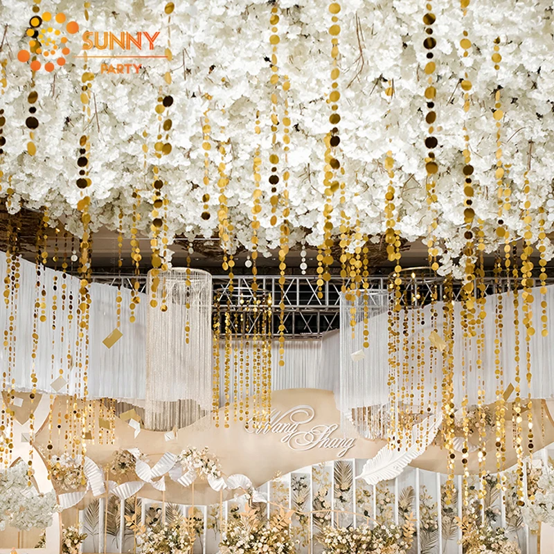 Гирлянда с лазерным блеском кольцом и сердечком для правильной геометрической