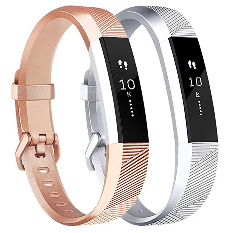 Розовое золото Ремешок Для Fitbit Alta hr/Fitbit Alta умные наручные часы ремешок для Fit bit Alta HR маленький большой браслет