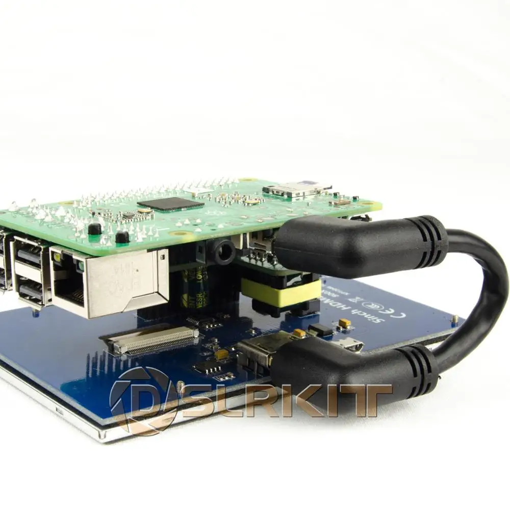 Короткий соединительный кабель V2.0 с правой и левой стороны 6 см HDMI-совместимый