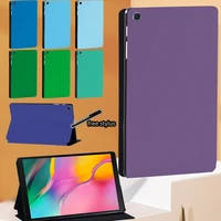 tablet stand cover case for samsung galaxy tab s6 lite p610s5e t720tab a 8 0 9 7 10 1 10 5tab a7 10 4 pure color covercase