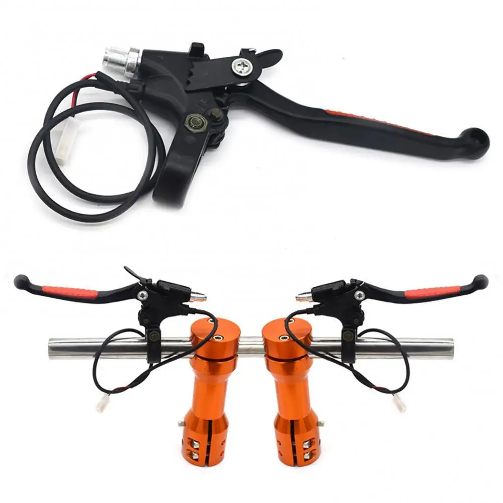 

1 Pair Aluminium Parking Power Cut Electric Bicycle Left Right Brake Levers