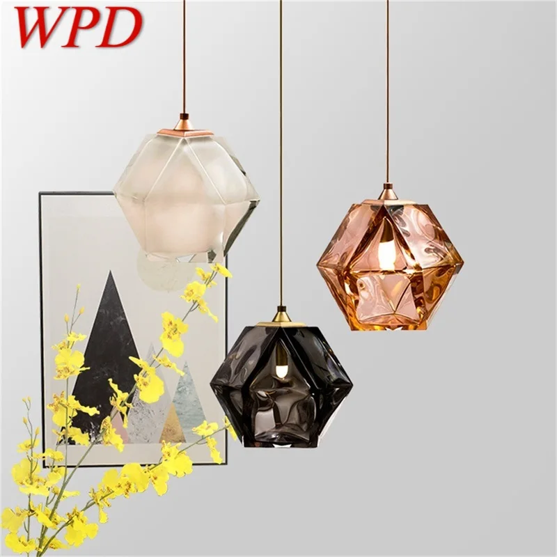

WPD Nordic Creative Pendant Light Modern Ball Shape LED Lamp Fixture Decorative For Home Living Room