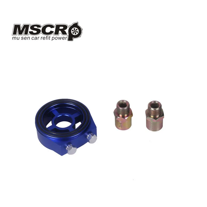 M20X1.5 3/4 16 1/8 NPT алюминиевый гоночный манометр Масляный фильтр Сэндвич адаптер|adapter