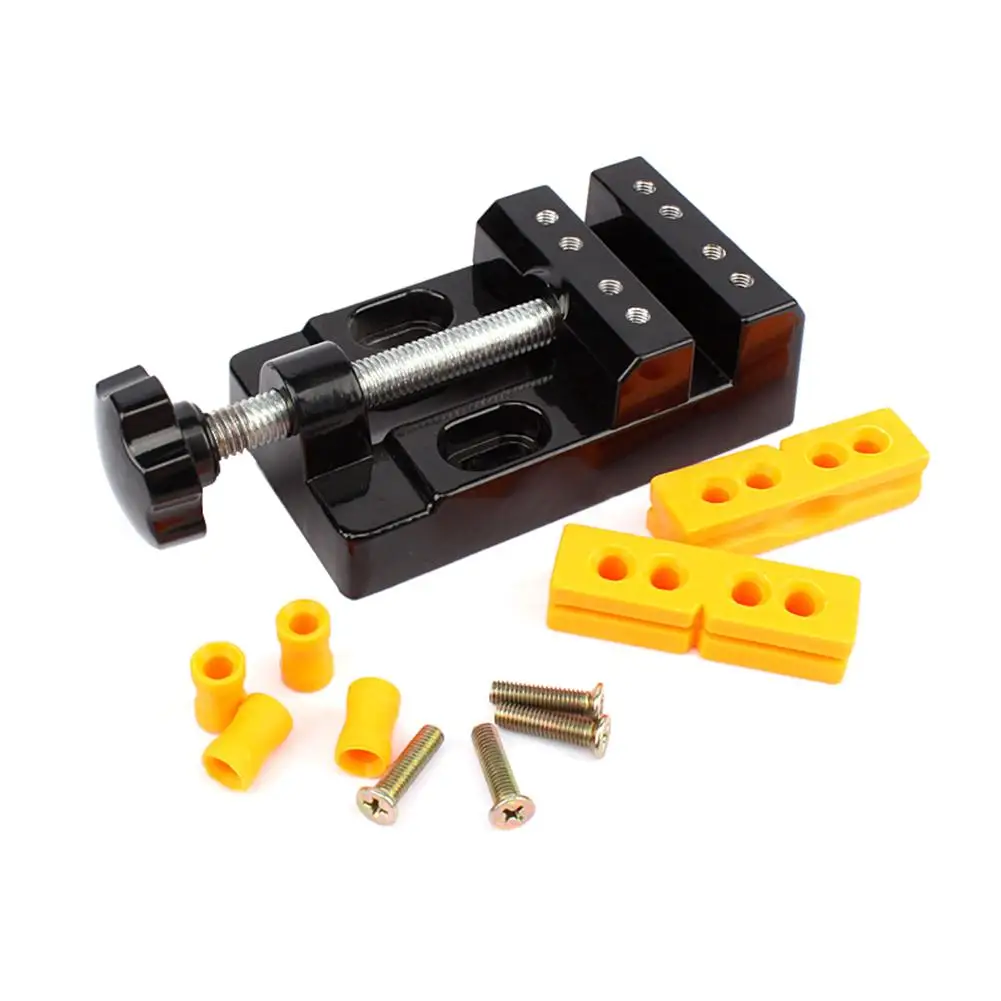 

Adjustable Mini Jaw Bench Clamp Drill Press Table Vise DIY Sculpture Craft Hand Fixed Repair Tools Woodworking Jewelry Hand Tool