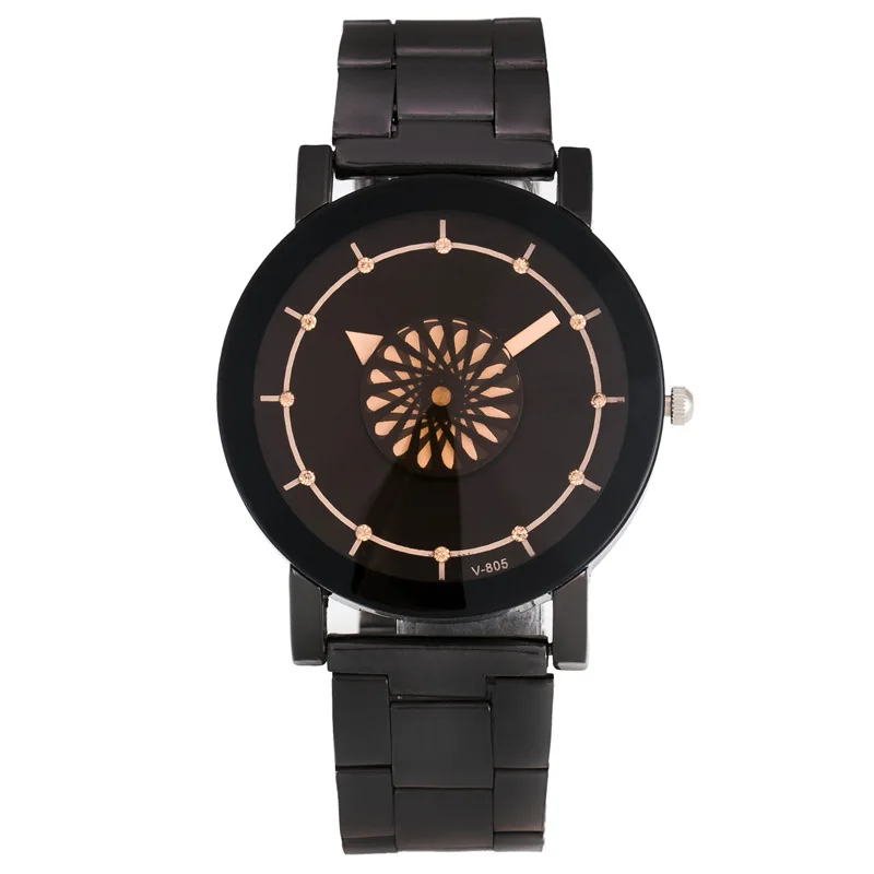 Креативные модные роскошные зеркальные часы с бриллиантами для мужчин и женщин