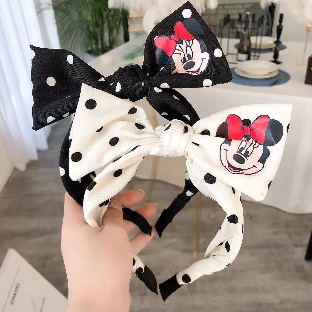 Повязка для волос Минни Disney милая резинка хвоста женская бижутерия аксессуары