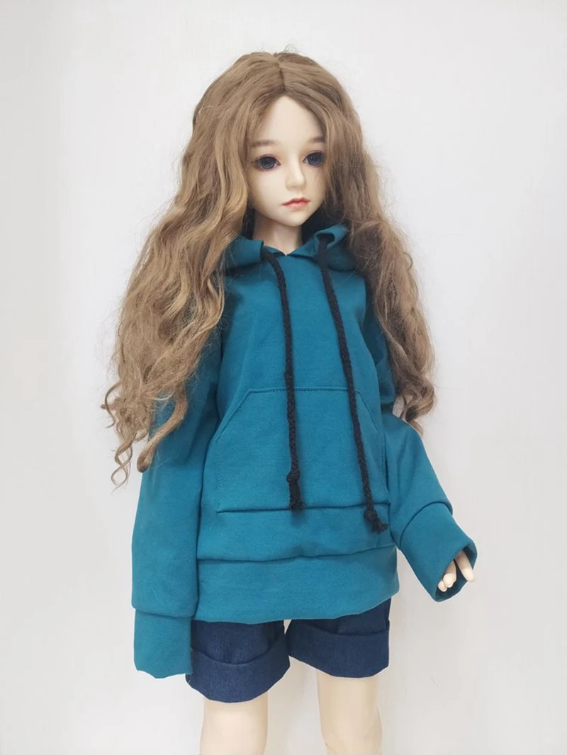 ZJF137-6 1/3, 1/4, 1/6, модная одежда для кукол, хлопковая футболка с коротким рукавом, однотонные аксессуары для кукол Bjd, детская одежда, игрушки - Цвет: ZJF137-6