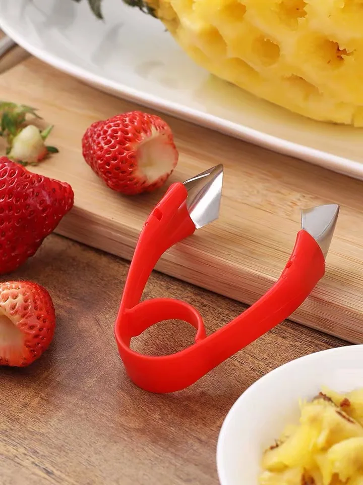 Волшебный Нож для ананаса Овощечистка Клубничные стебли инструмент удаления