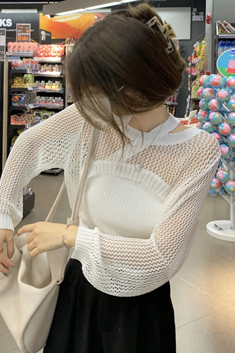 Женский пуловер милый свитер с острыми волосами для девушек Женская Весенняя и