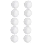 Белые пустые шарики из пенополистирола, 10 шт., шарики для рукоделия, Рождества, 8 см