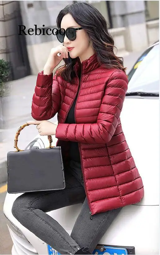 

Autumn Winter Women Basic Jacket Coat Female Slim Hooded Brand Cotton Coats Casual Female Medium-Long Jackets Jaqueta Feminina