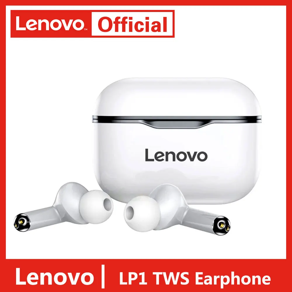 Новые оригинальные беспроводные наушники Lenovo LP1 TWS Bluetooth 5 0 двойное Стерео