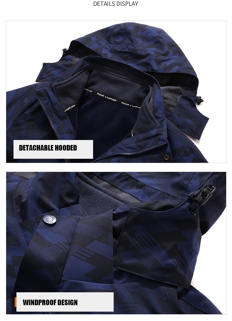 Зимняя ветровка Goexplore куртки для походов и кемпинга уличная толстовка