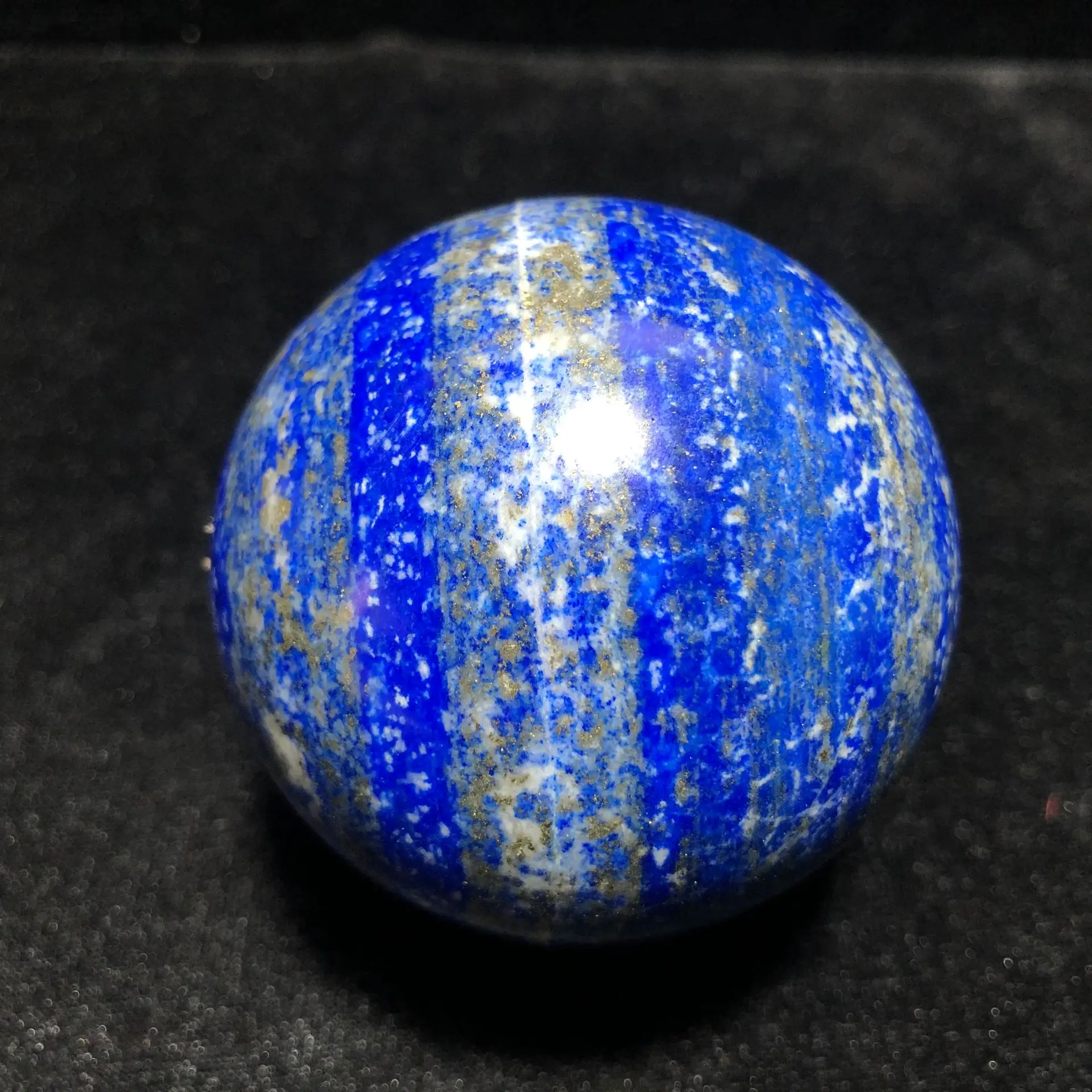 

Natural Lapis Crystal Hand-Polished Sphere Chakra Healing Reiki Stone Home Decoration Stone Handicraft Decoration Sphere