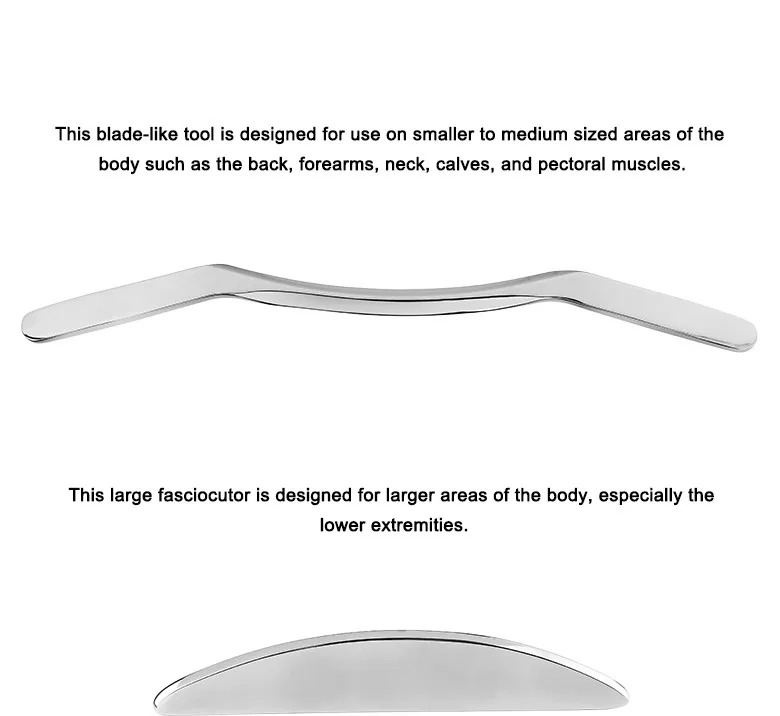 Medical Fitness Stainless Steel Scraper Physical Therapy Fascia Knife Loose Muscle Meridian Massager