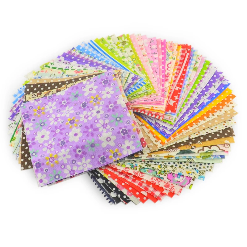 FREE SHIPPING 50pieces 10cmx10cm fabric stash cotton charm packs patchwork quilting tilda no repeat design tissue|fabric green|fabric indiafabric