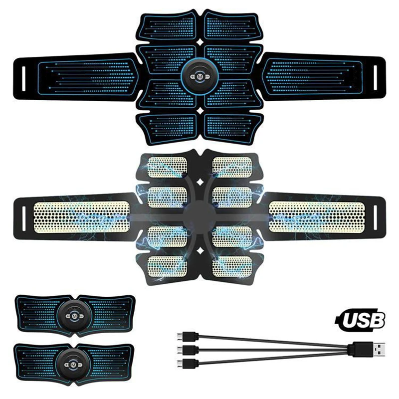 

Abs Electric Abdominal Muscle Stimulator Trainer Machine Muscle Massage Abs Stimulating Belt EMS Muscle Stimulation