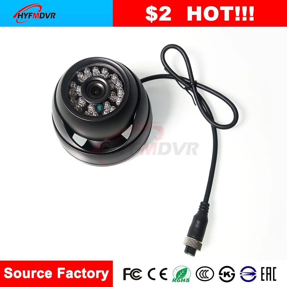 

HYFMDVR factory wholesale ahd reversing camera with built-in microphone School Bus / Truck / Small Car