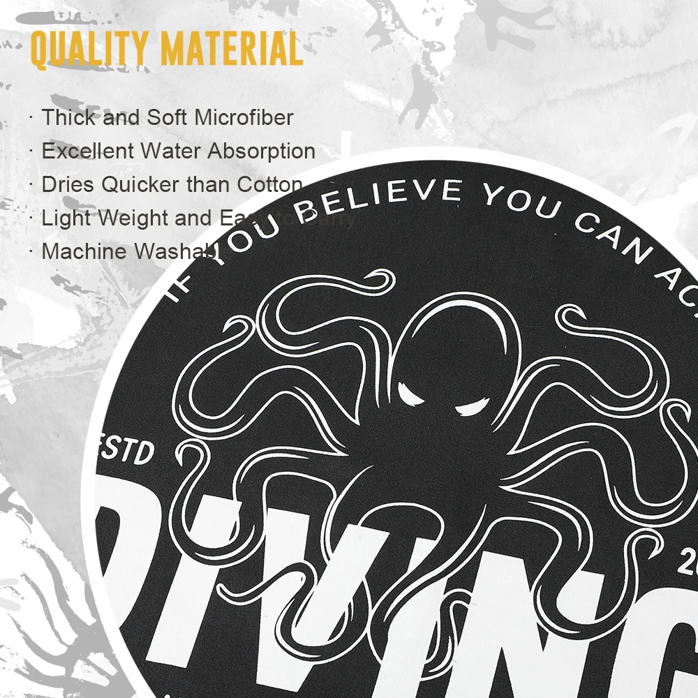 

HOTMANGO Microfiber Poncho Towel Surf Beach Wetsuit Changing Bath Robe with Hood,Watersports Activities,Adults Men Women Kids