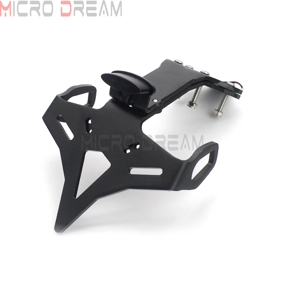 For Kawasaki ZX-10R Motorcycle Tail Tidy Fender Eliminator License Plate Holder Bracket w/ LED Light ZX 10R ZX10R 2016-2019 2018 |