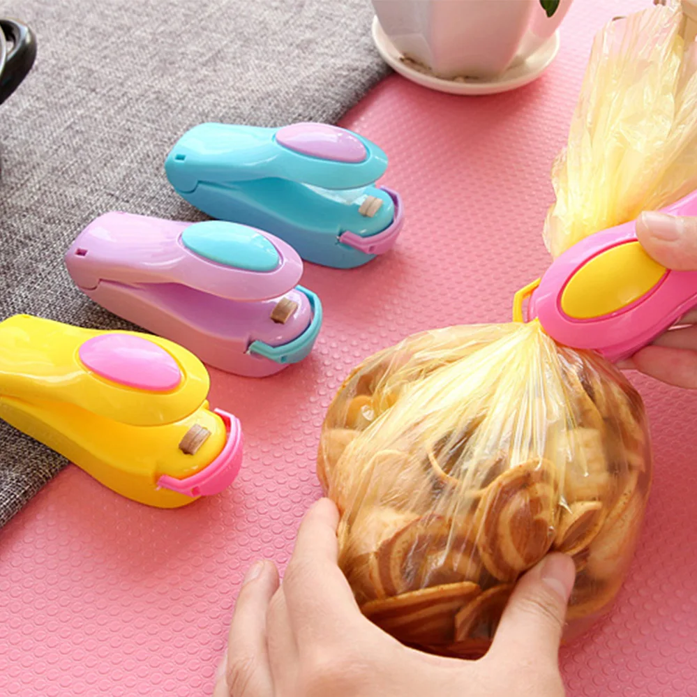 Портативные зажимы для сумок портативная Мини электрическая машина