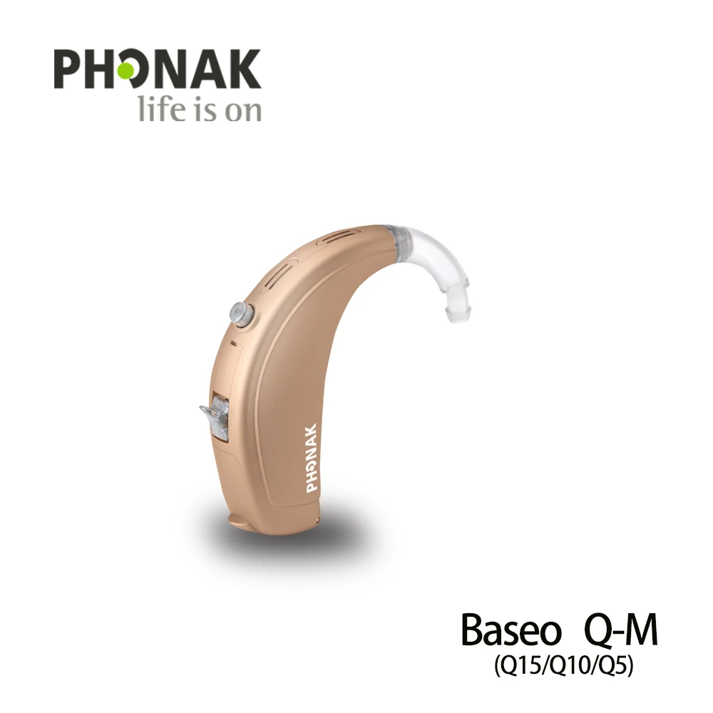 Слуховой аппарат Phonak Baseo с 6/9/12 цифровыми каналами Q5/Q10/Q15 программируемый двойной