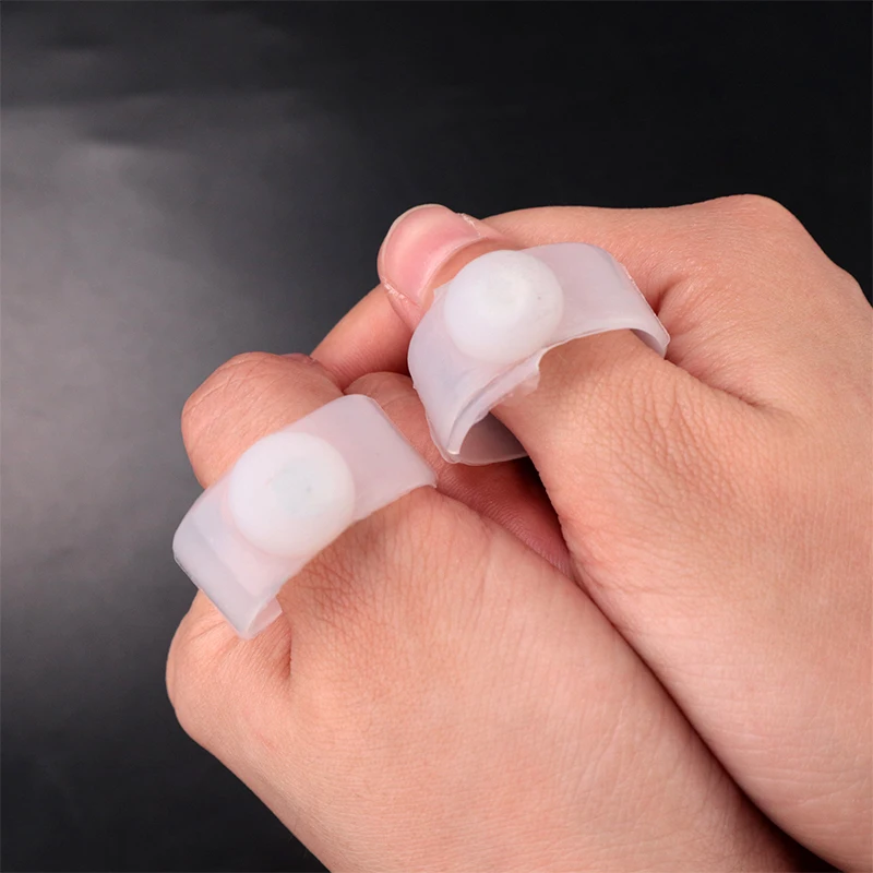 

2Pair Magnetic Therapy Slimming Toe Rings Fast Lose Weight Burn Fat Reduce Fats Body Silicone Foot Massage Toe Rings Foot Care