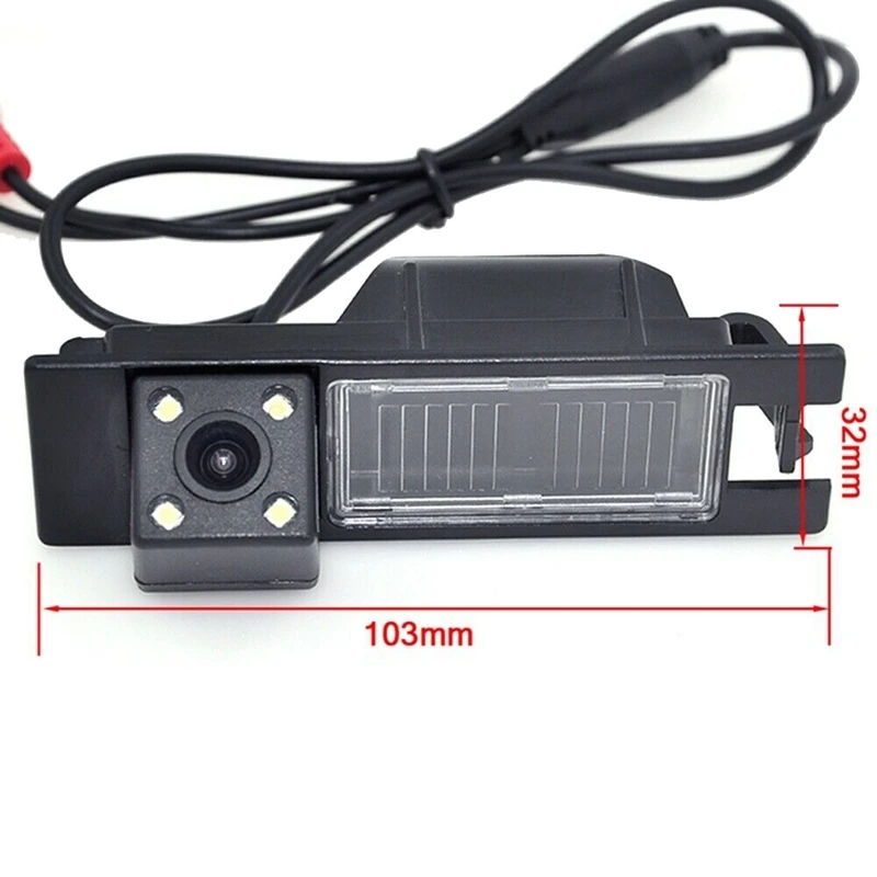 

4 LED Dynamic Trajectory HD Rear View Backup Camera Reverse Camera for Opel Astra H J Corsa Meriva Zafira Insignia FIAT