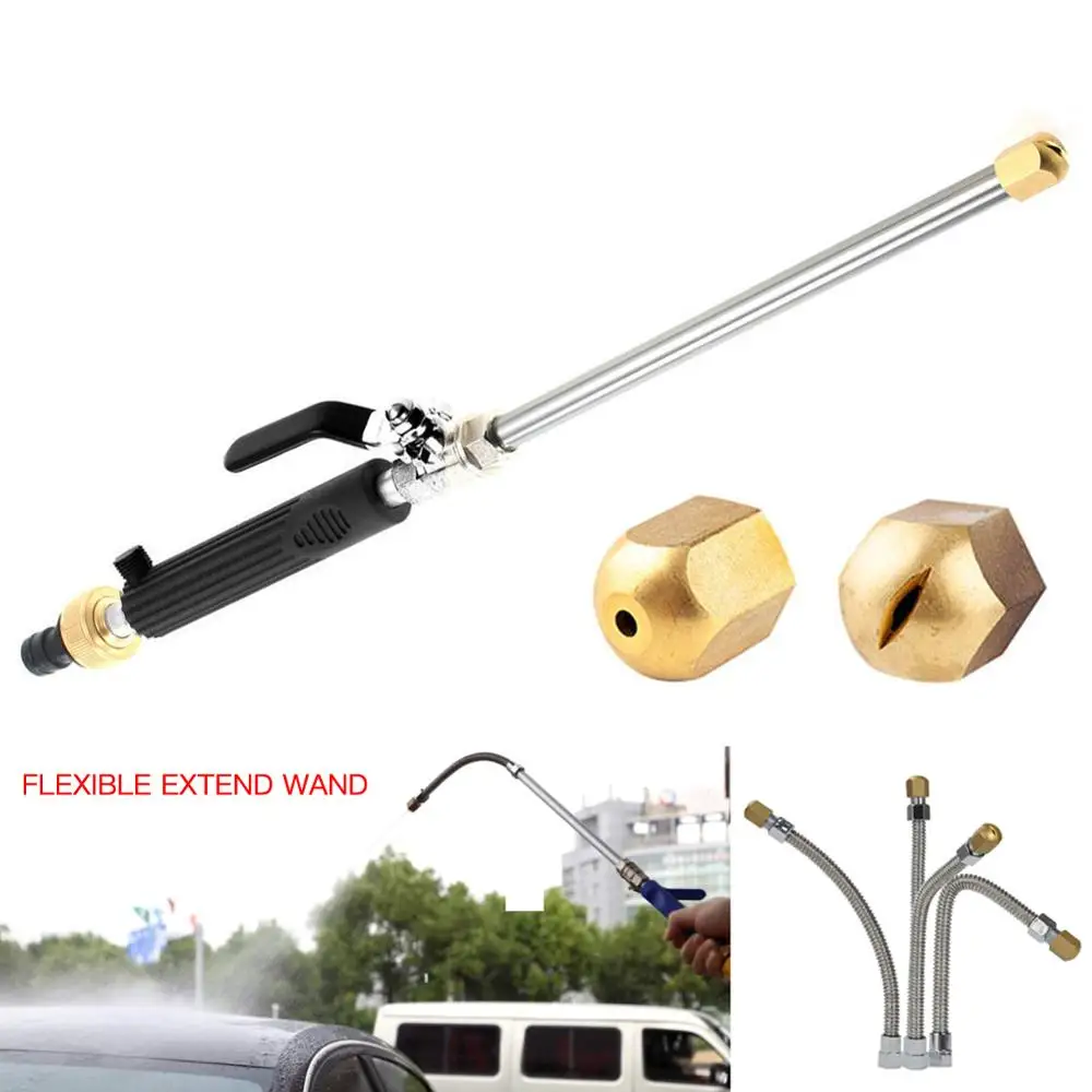 New Car Wash Water Gun High-pressure Spraying Tool Garden Hose High Pressure Power Washer Spray Nozzle Wand | Автомобили и