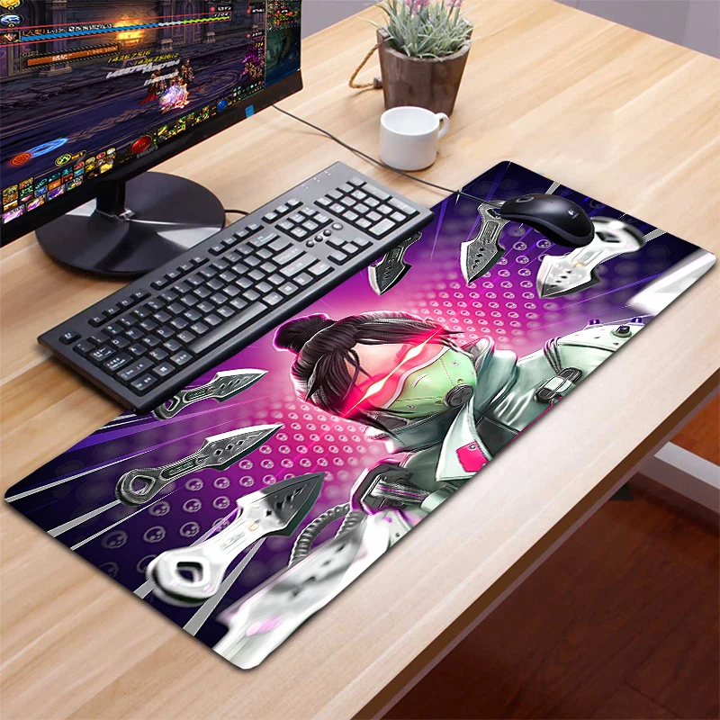 

Mouse Pad PC Computer Gaming Accessories XXL Mousepad 90x40 Natural Rubber Desk Mat Gamer keyboard Mouse XL 80x30CM Apex lendas