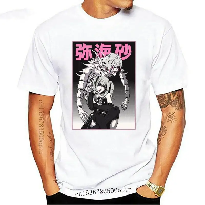 

New Misaa Death Note Anime Manga Series Tshirt High Quality Cotton Fashion Streetwear Harajuku Men T shirt