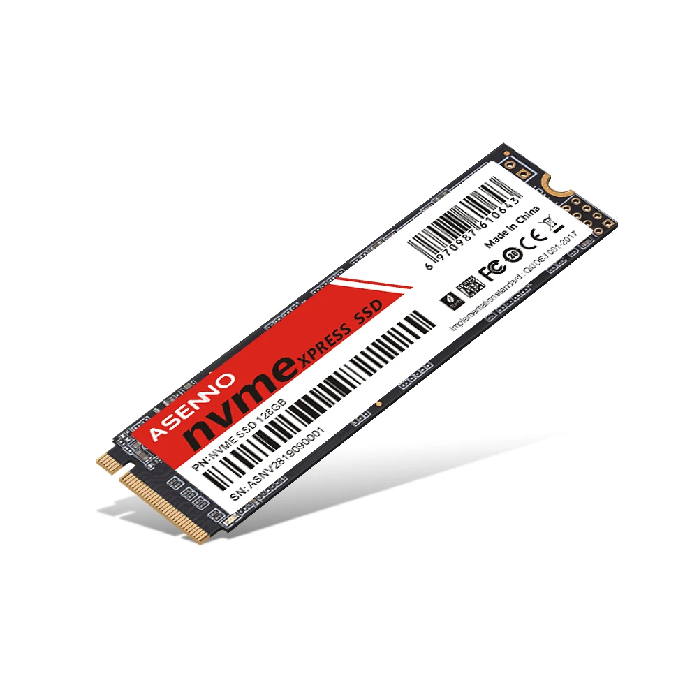 Твердотельный накопитель Asenno SSD m2 128 ГБ 256 512 1 ТБ M.2 2280 NVME PCIE внутренний жесткий диск