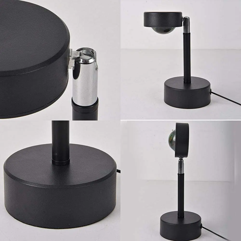 

Atmosphere USB Led Night Light Rainbow Sunset Projector Lamp for Home Coffee Shop Background Wall Decoration Table Lamp
