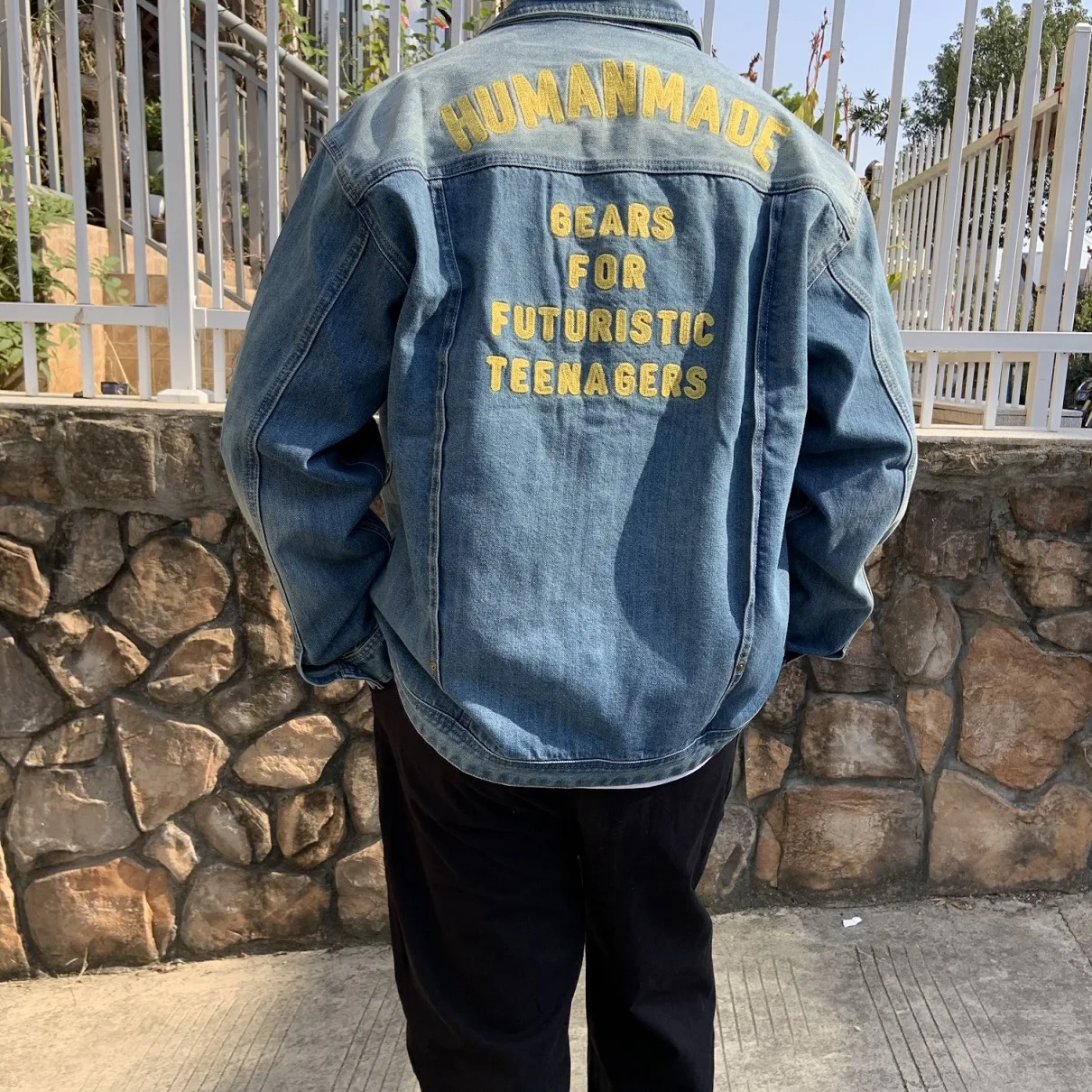 

HUMAN MADE DENIM WORK 19AW Jackets Men Women 1:1 Top Quality Streetwear Fashion Cowboy Men's Jean Jacket