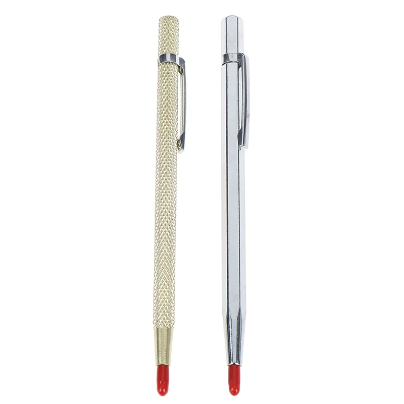

1Pcs High Quality Tungsten Steel Pointed Scriber Pocket Clip Scriber For Metal Glass Ceramics