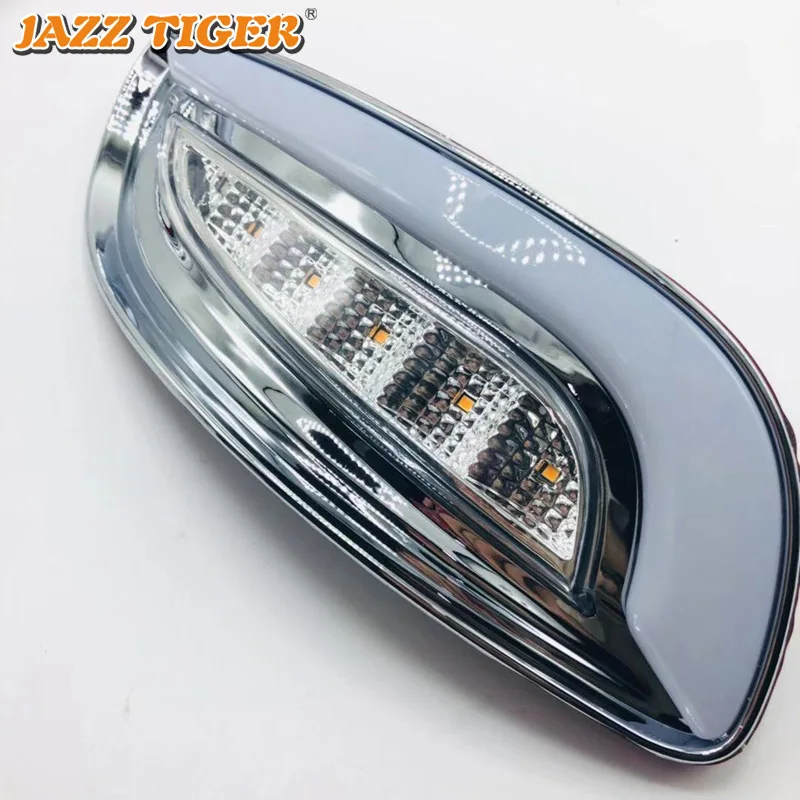 Джаз желтый тигр поворотов Функция автомобиля 12 V DRL светодиодные лампы дневного