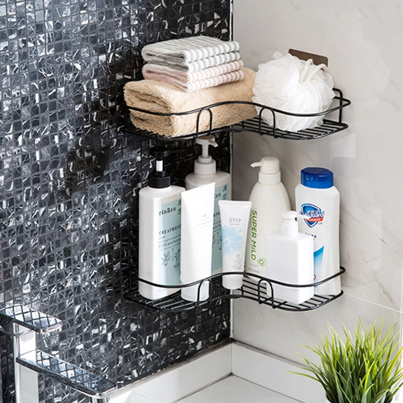 Полка для ванной комнаты кухонная рама полки душа стеллаж хранения шампуня из