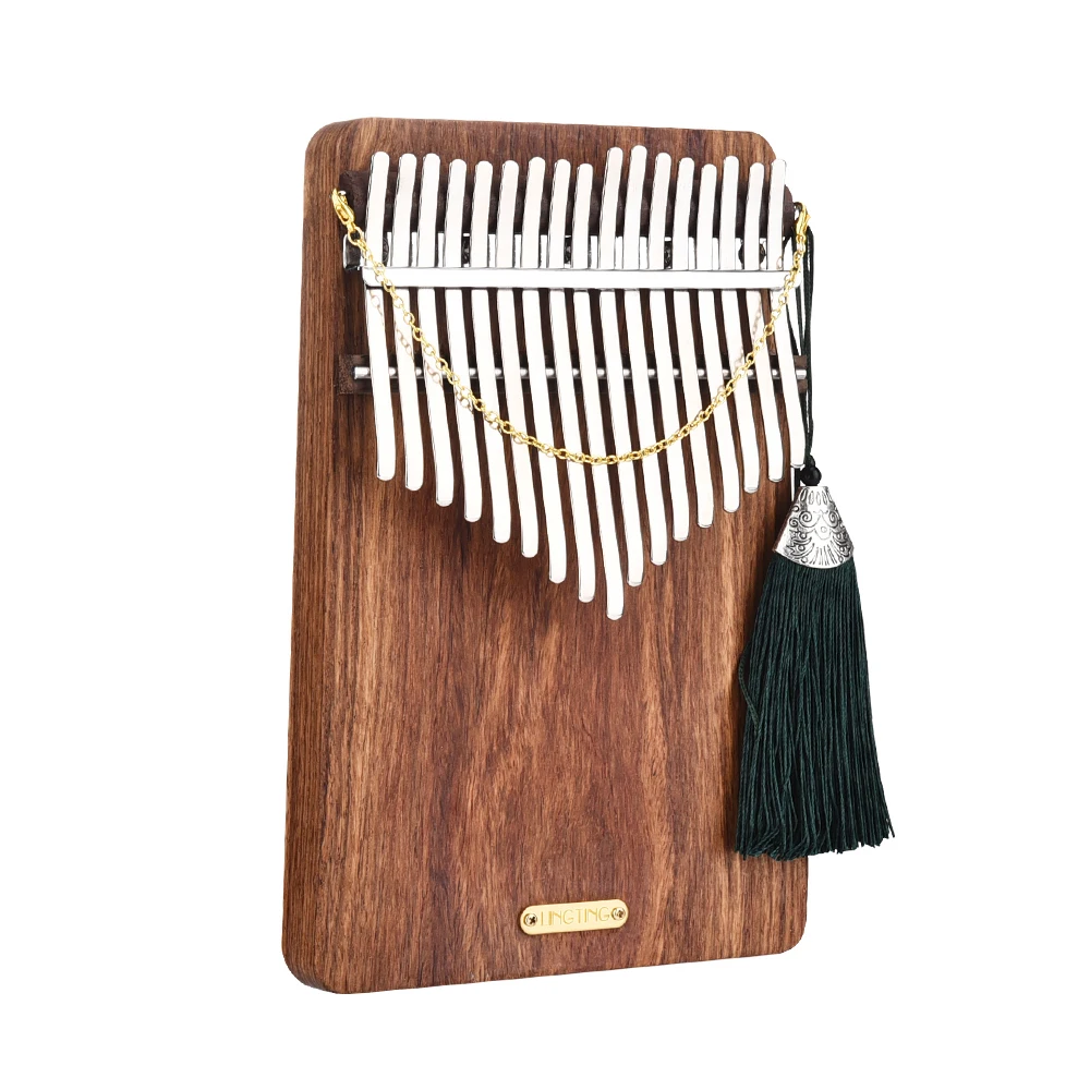 LINGTING K17P 17 клавиш портативный Пальчиковый пианино Kalimba Mbira Sanza из массива дерева с