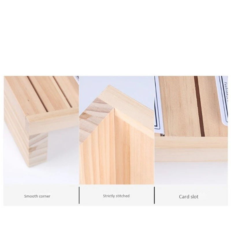 

Wooden Earrings Display Stand for Sale Business Card Holder Display Girl Business Card Holder Desktop Wooden