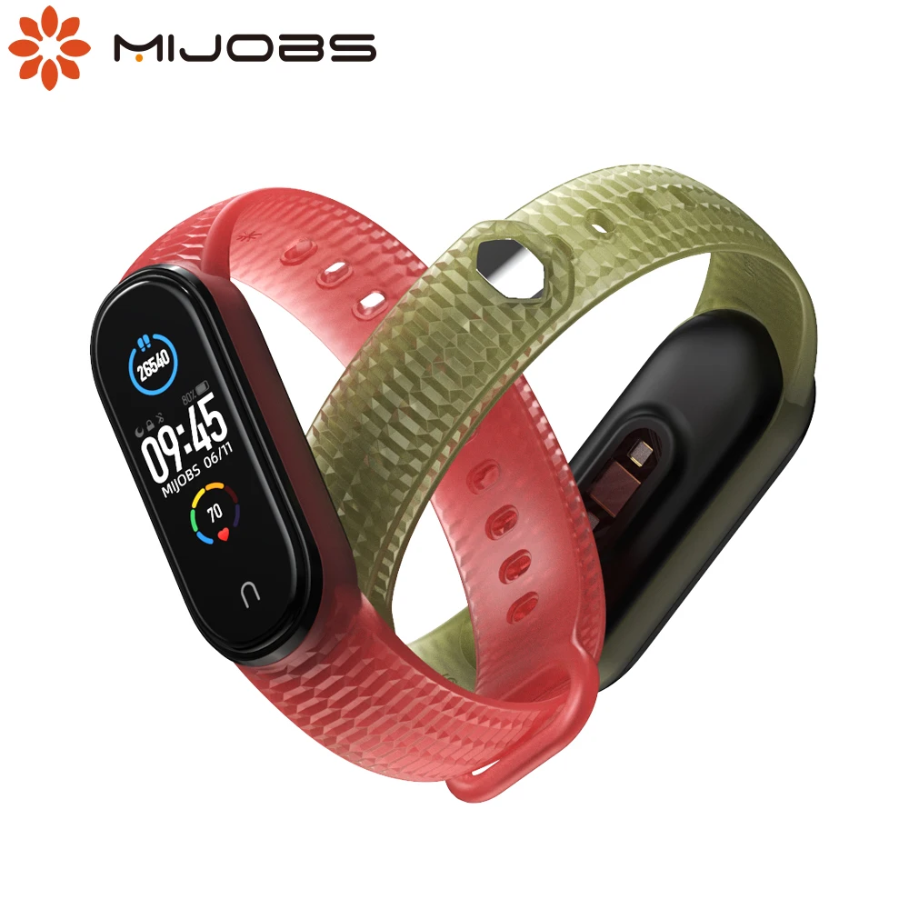 Ремешок для Mi Band 4 5 силиконовый браслет Auraro Bend ремень Xiaomi Correas Miband 3 браслеты Xiomi