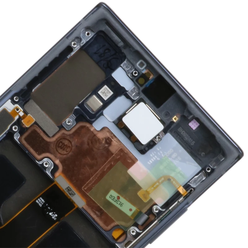 6 8 ''SUPER AMOLED экран для SAMSUNG GALAXY Note10 Plus N975 N9750 с рамкой ЖК дисплей сенсорный