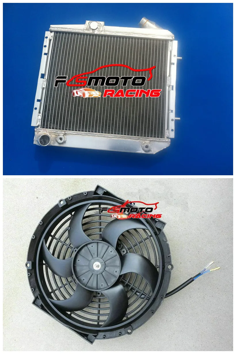 

50mm Aluminum Alloy Radiator + Fan For Renault Super 5 GT R5 R9 / 11 1.4 Turbo AT 1985-1991 1986 1987 1988 1989 1990 1991 85-91