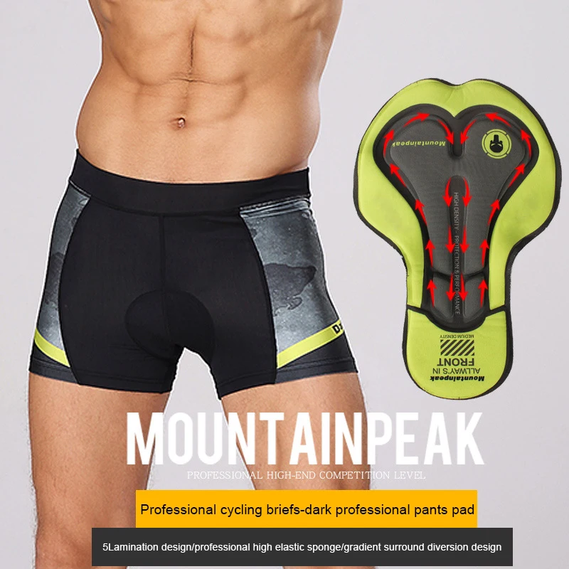 

2020 Unisex Bicycle Cycling Pants Solid Cosplay Comfortable Underwear Sponge Gel 3D Padded Bike Short Pants Cycling Shorts Men