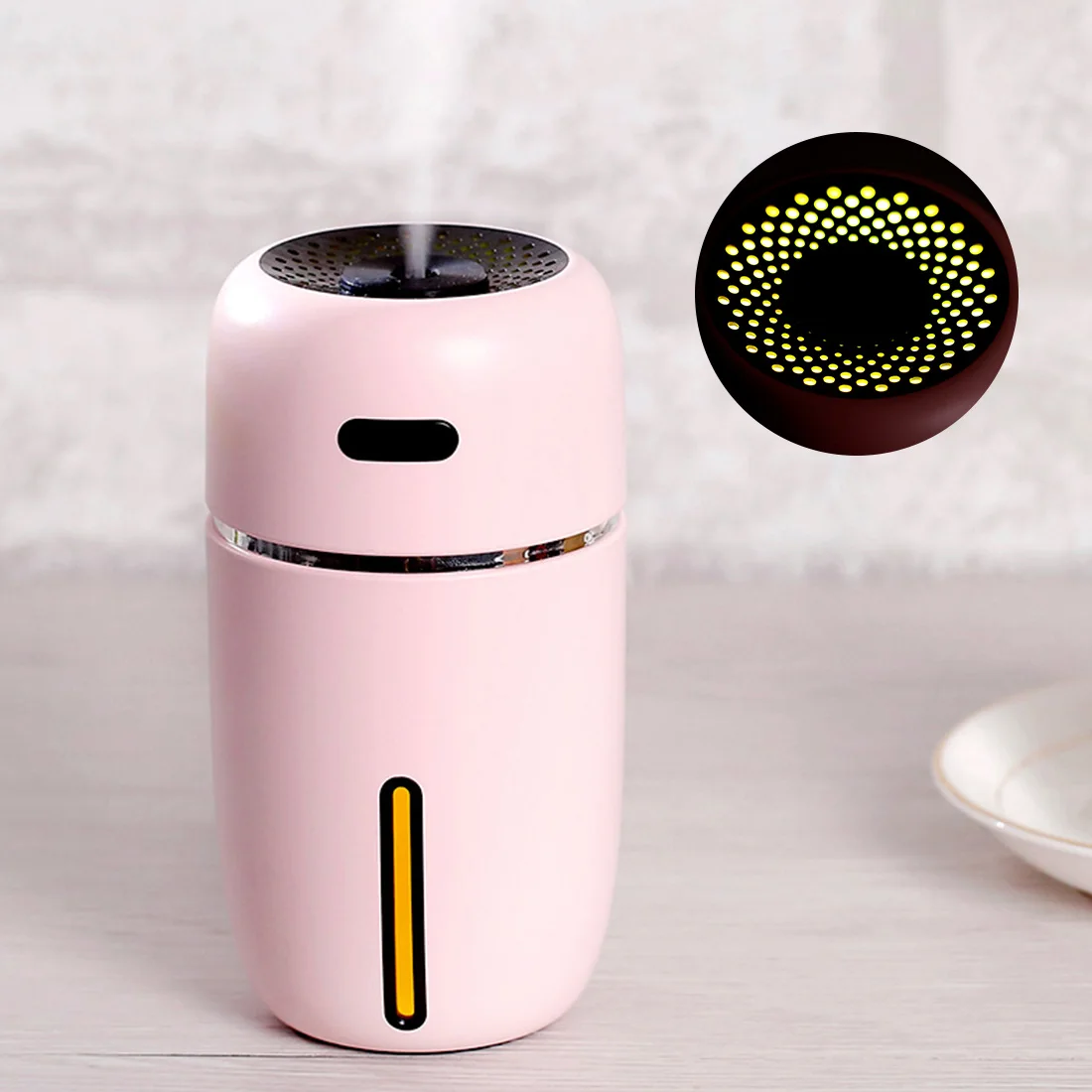 

Portable Air Humidifier LED Mini USB Purifier ultrasonic Aromatherapy Diffuser Car home Air Humidifier Essential Oil Diffuser