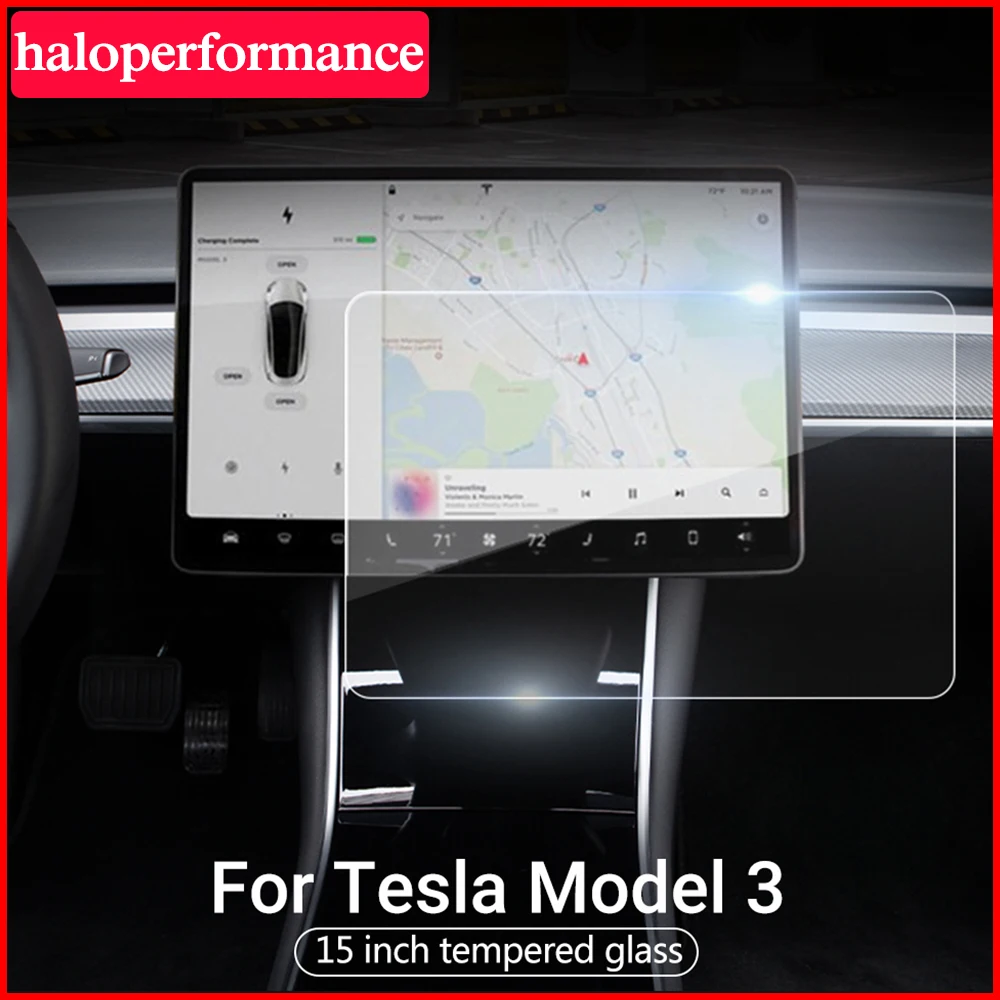 Прозрачное закаленное стекло для автомобильного экрана Model3 Tesla Model 3 2021