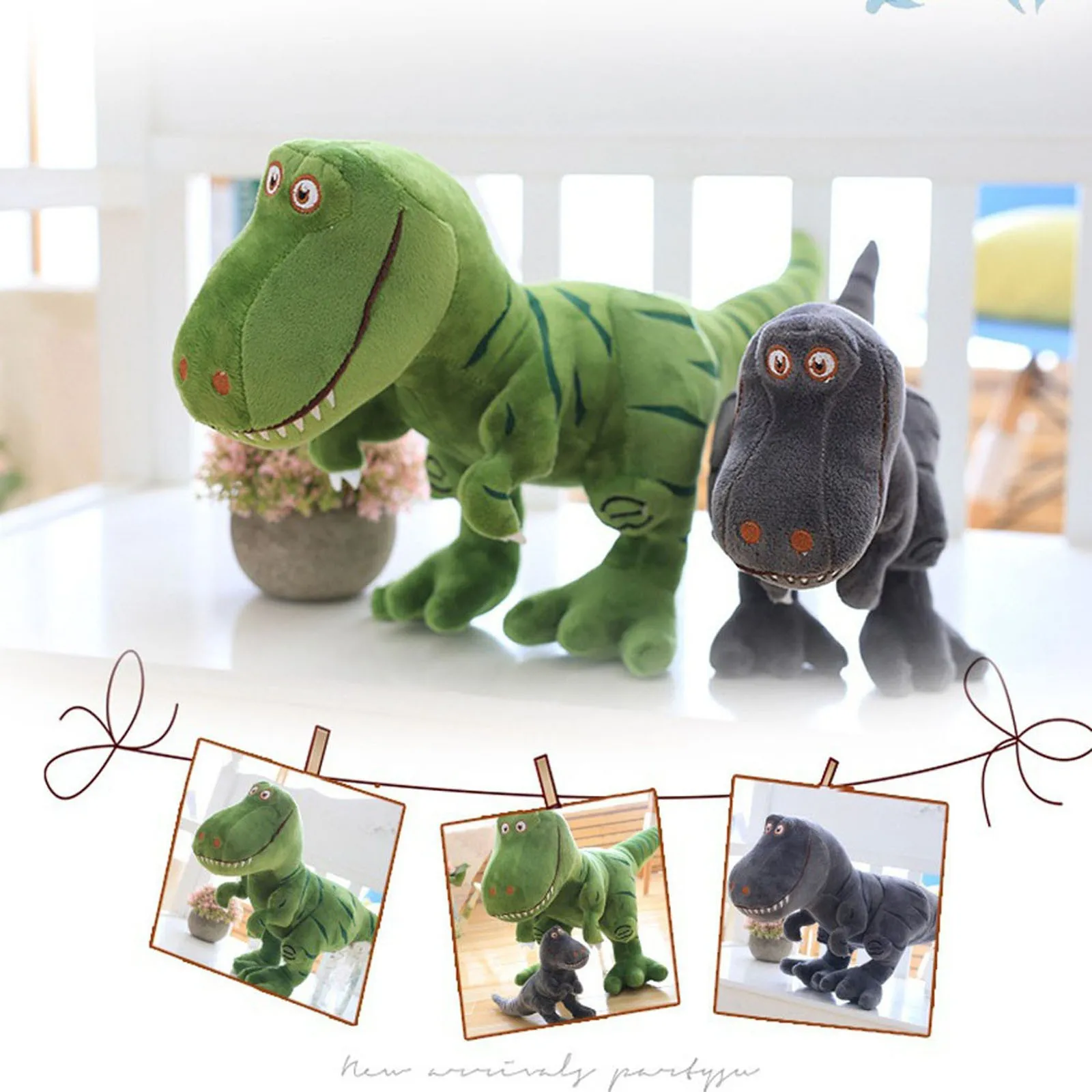 

Stuffed Animal Toys Cute Soft Plush Dinosaur Figure Gift For Boys Girls Children sleeping with dolls sofa cushion pillow