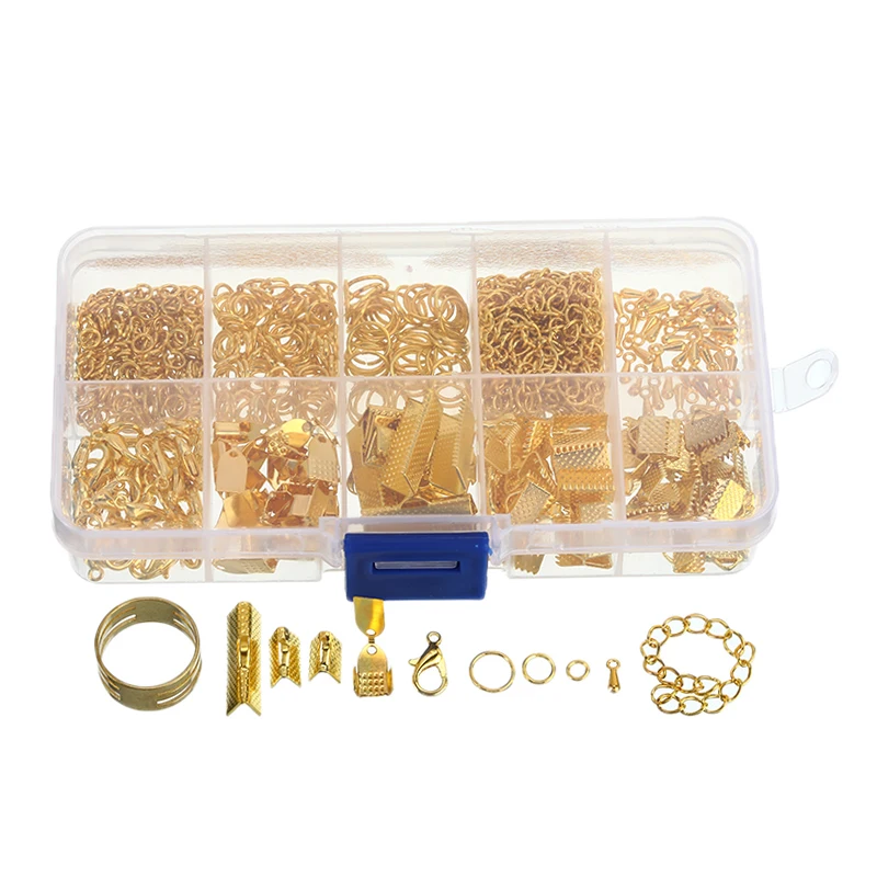 1 коробка одно кольцо застежка омаров хвост цепь зажим пряжка для браслета