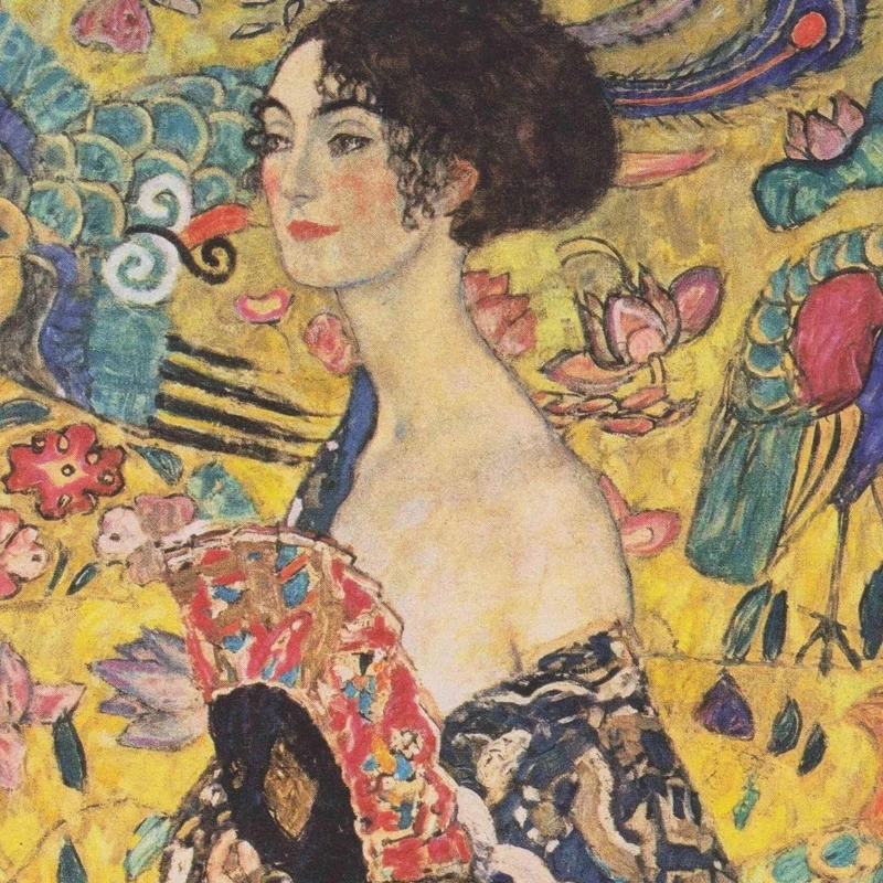 

Ustav Klimt Art Exhibition Abstract Poster Vintage Classic Artwork Canvas Painting Print Wall Picture Living Room Home Decor