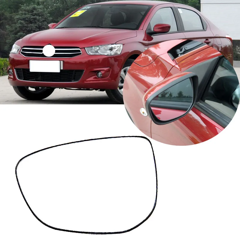 

Roavia For Citroen Elysee 2014 2015 2016 Side Rear View Mirror Rearview Mirror Glass Outside Reversing Mirror Lens Glass